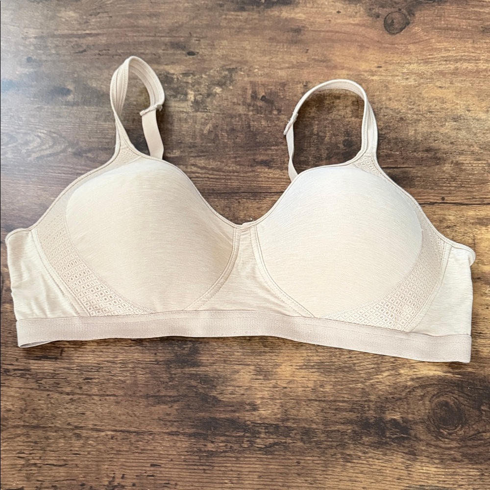 Hanes Light Beige Comfort Bra